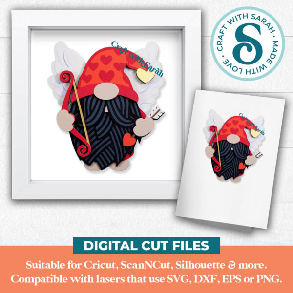 Cupid Gnome SVG - Male - Image 2