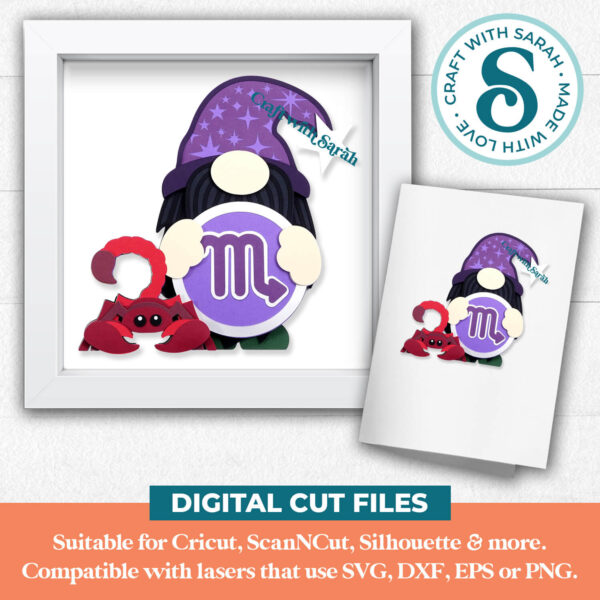 Scorpio Gnome SVG - Male - Image 2
