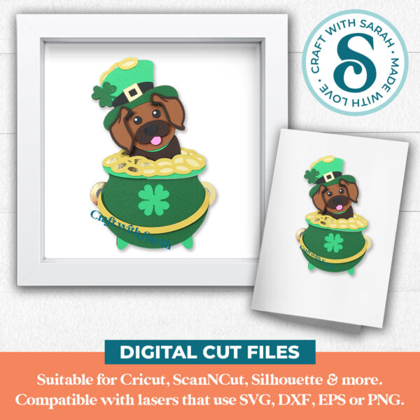 St Patrick's Day Dog SVG - Image 2
