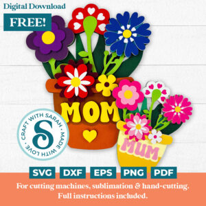 Folk Art Flowers for Mother's Day