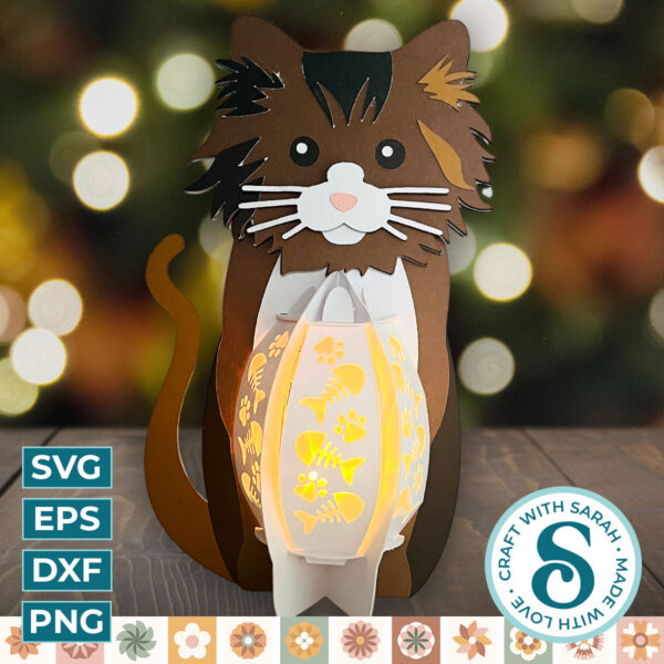 Norwegian Forest Cat Lantern