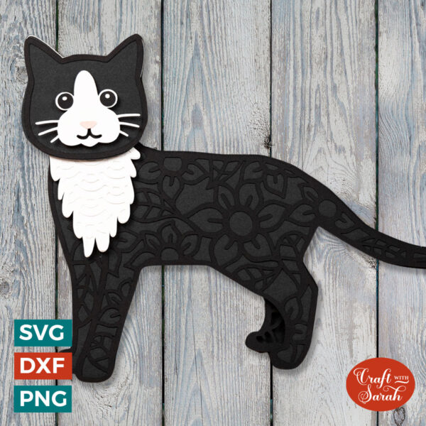 Tuxedo Cat SVG