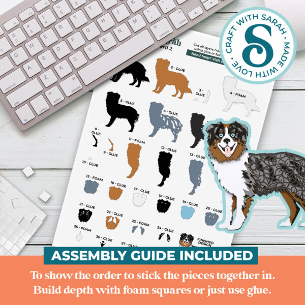 Australian Shepherd SVG (Version 2) - Image 3