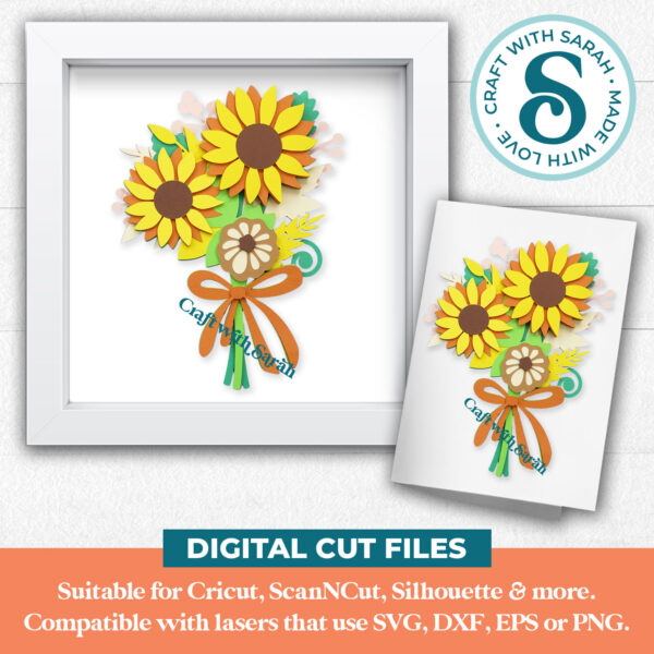 Autumn Bouquet with Sunflowers - Image 3