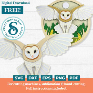 Barn Owl SVG