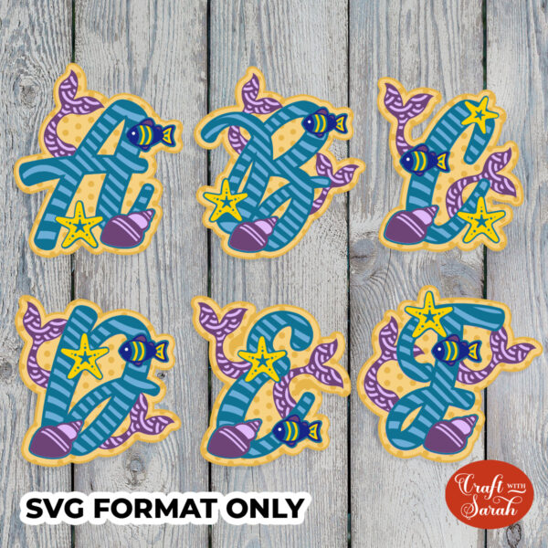 Mermaids Alphabet & Numbers Set