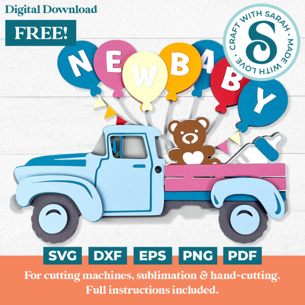 Baby Truck SVG