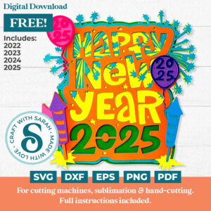 New Year Fireworks SVG