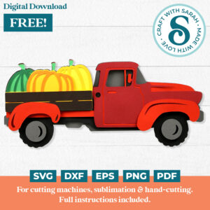 Pumpkin Truck SVG