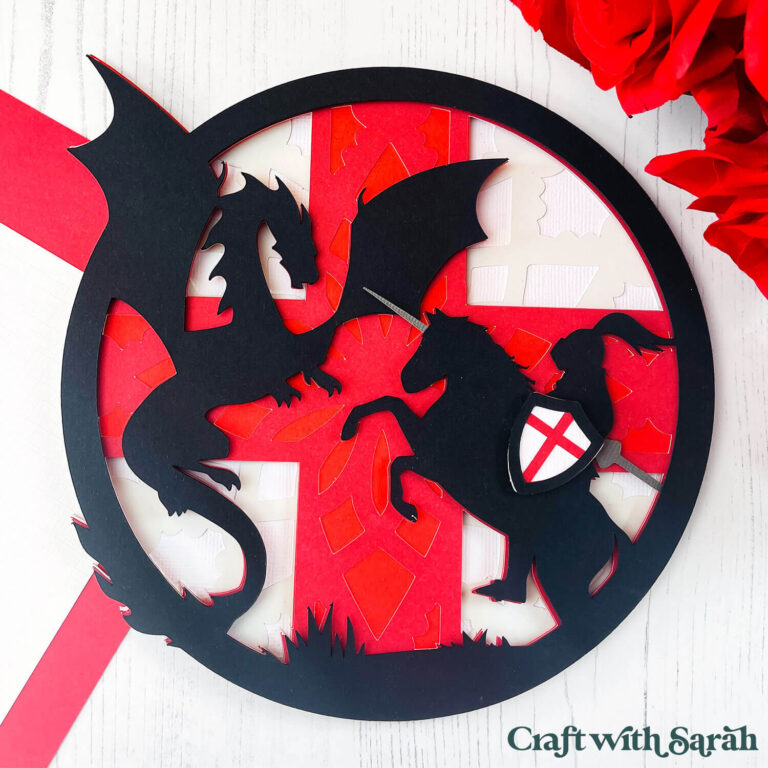 FREE St George’s Day SVG 🐲 St George & the Dragon - Craft with Sarah