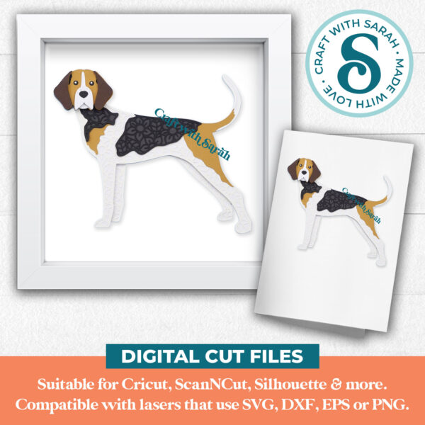 Treeing Walker Coonhound SVG - Image 3