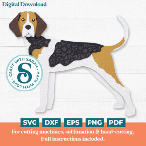 Treeing Walker Coonhound SVG