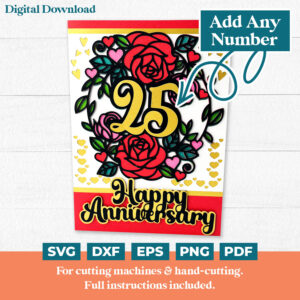 Add-a-Number Card (Roses)