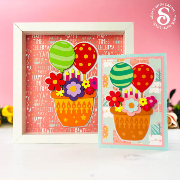Birthday flowers SVG