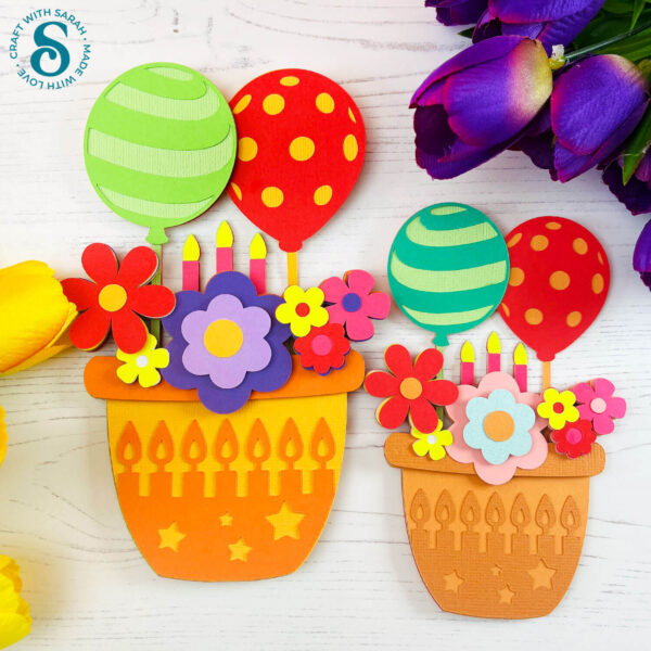 Free birthday papercraft