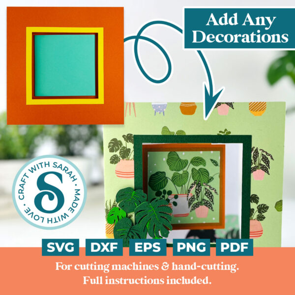 Card in a Card Template (Square)