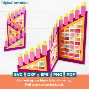 Cascade Card (Birthday Candles)