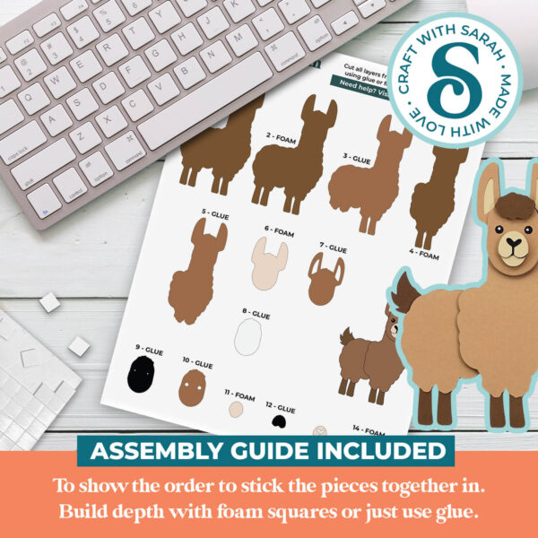 Alpaca SVG (Cute Animal Series) - Image 3