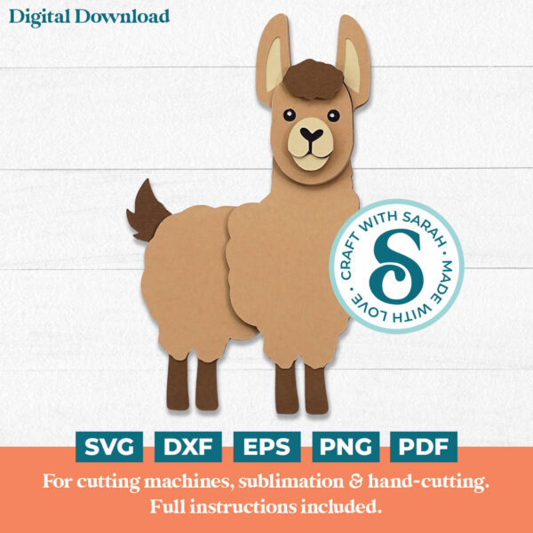 Alpaca SVG (Cute Animal Series)