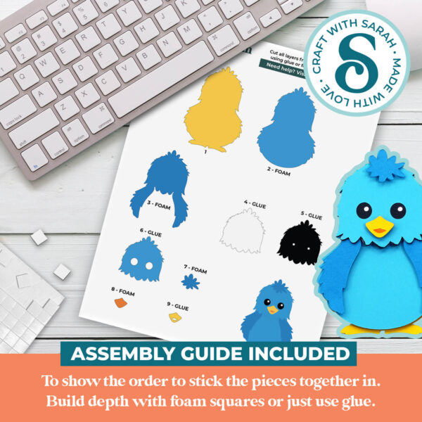 Bluebird SVG (Cute Animal Series) - Image 3