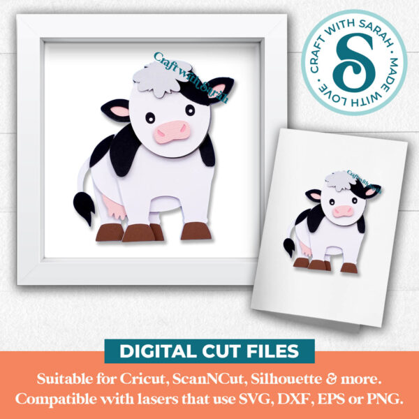 Cow SVG (Cute Animal Series) - Image 2