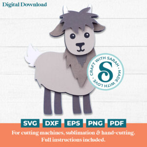 Goat SVG (Cute Animal Series)