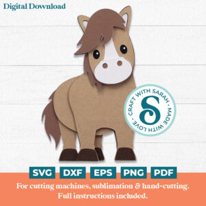 Horse SVG (Cute Animal Series)