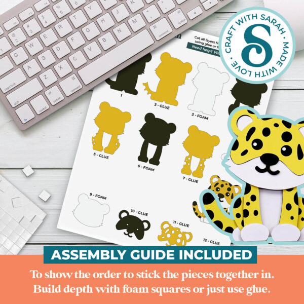 Leopard SVG (Cute Animal Series) - Image 3