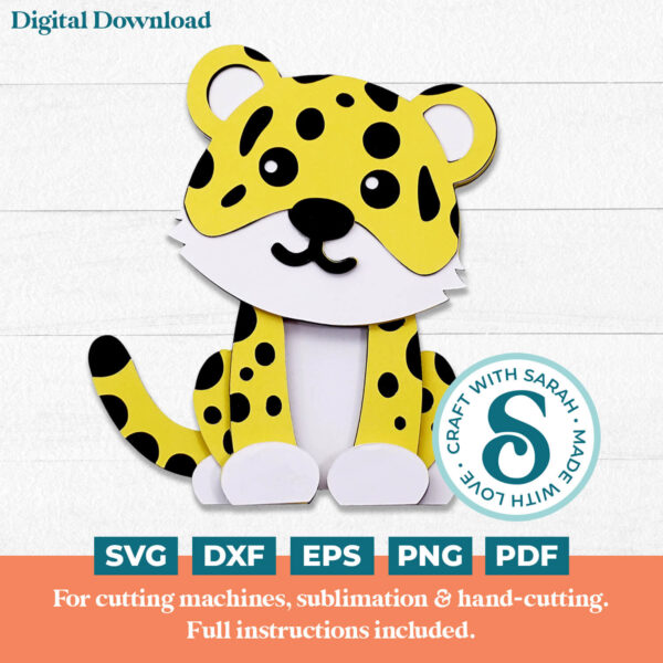 Leopard SVG (Cute Animal Series)