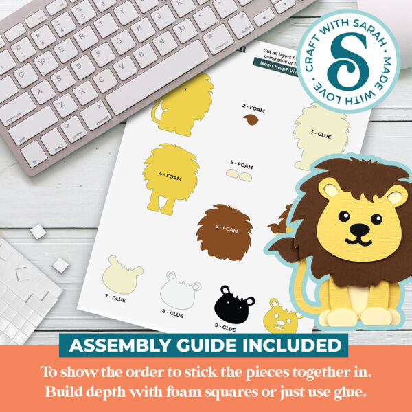 Lion SVG (Cute Animal Series) - Image 3