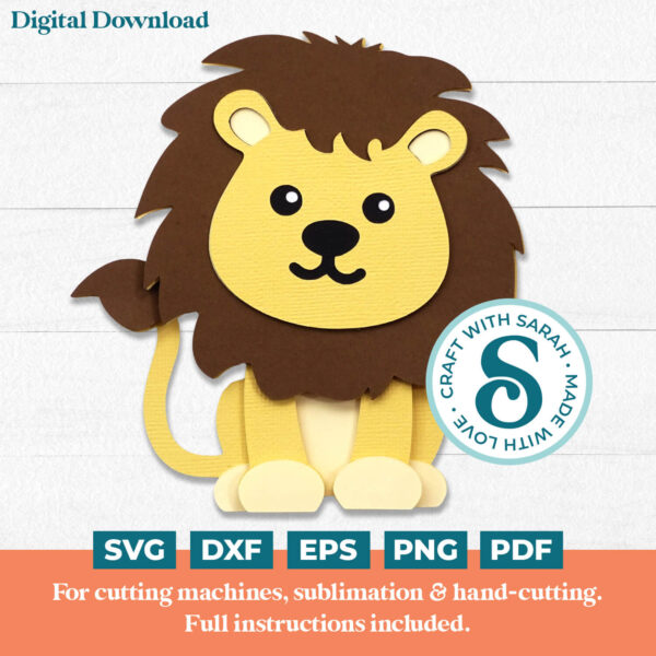 Lion SVG (Cute Animal Series)