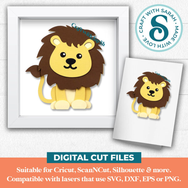 Lion SVG (Cute Animal Series) - Image 2