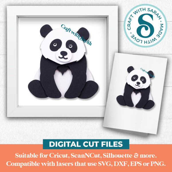 Panda SVG (Cute Animal Series) - Image 2