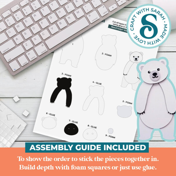 Polar Bear SVG (Cute Animal Series) - Image 3