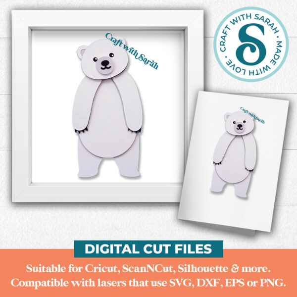 Polar Bear SVG (Cute Animal Series) - Image 2