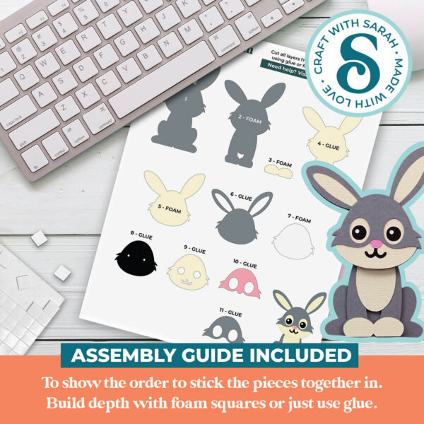 Rabbit SVG (Cute Animal Series) - Image 3