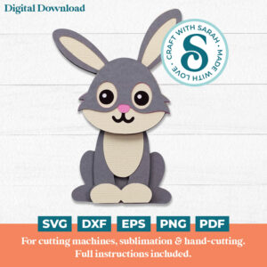 Rabbit SVG (Cute Animal Series)