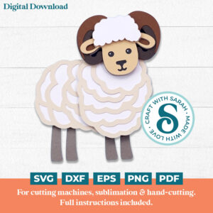 Ram SVG (Cute Animal Series)