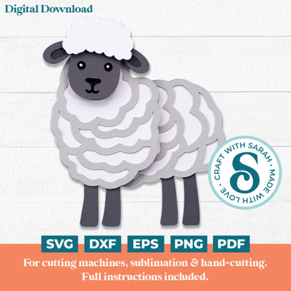 Sheep SVG (Cute Animal Series)