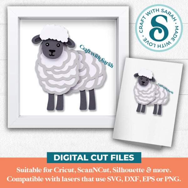 Sheep SVG (Cute Animal Series) - Image 2