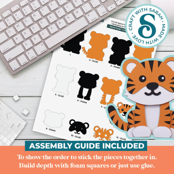 Tiger SVG (Cute Animal Series) - Image 3