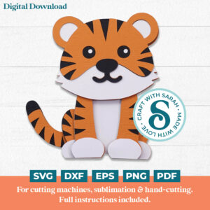Tiger SVG (Cute Animal Series)