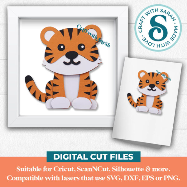 Tiger SVG (Cute Animal Series) - Image 2