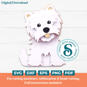 Westie SVG (Cute Animal Series)