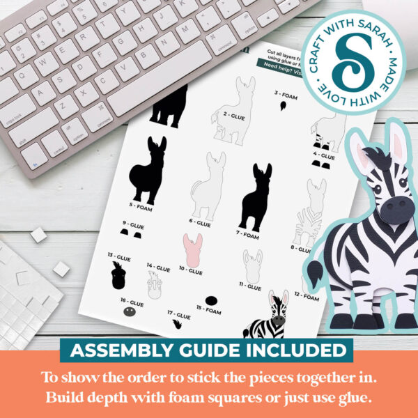 Zebra SVG (Cute Animal Series) - Image 3