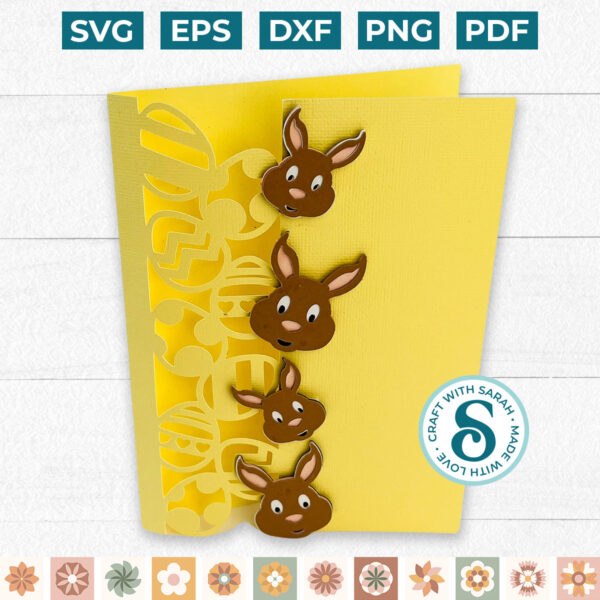 Easter Eggs Cutout Pattern Card
