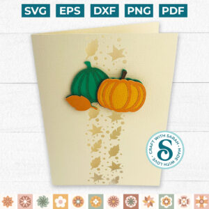 Pumpkins Cutout Pattern Card