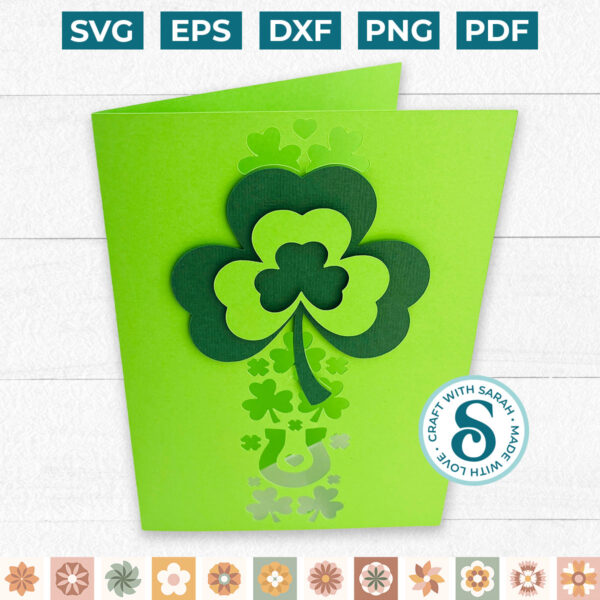 Shamrock Cutout Pattern Card