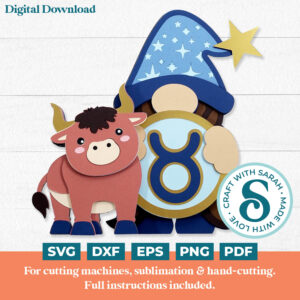 Taurus Gnome SVG - Female