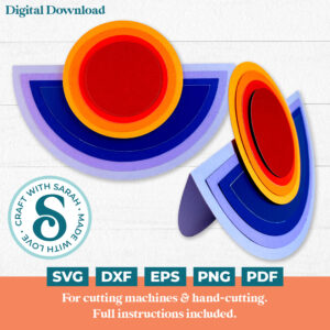 Rocker Card Template (Circular with Smooth Edges)
